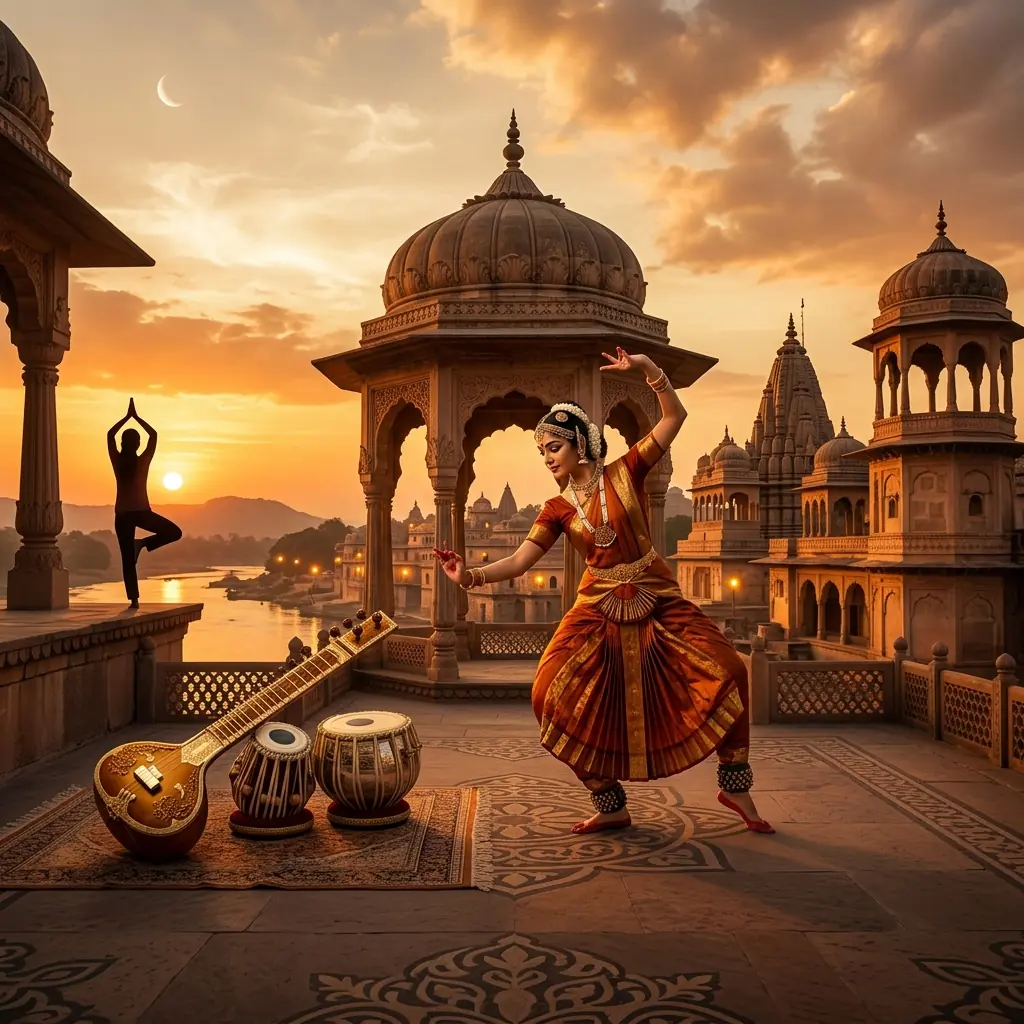 Indian cultural heritage — classical music, dance, and traditions